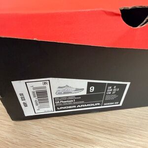 Under Armour UA Phantom 1 Sneakers - Black and White